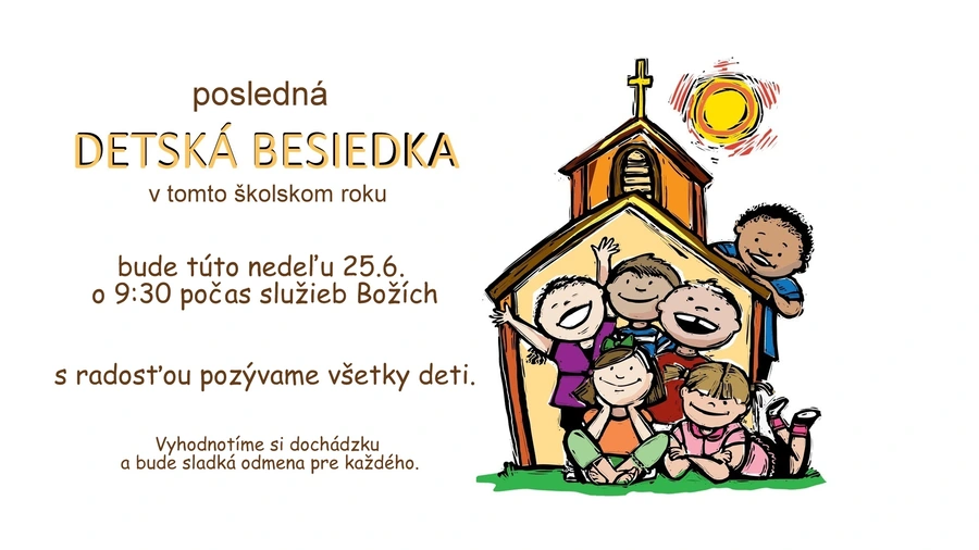 Posledná detská besiedka