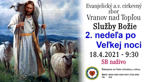 2.nedeľa po Veľkej noci (18.04.2021)